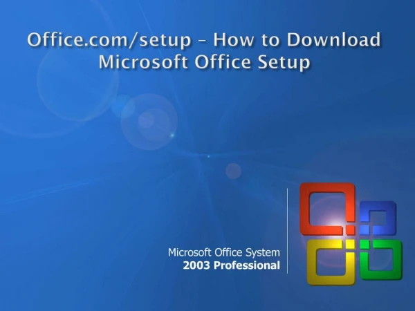 office.com/setup - How to Activate Microsoft Office Setup