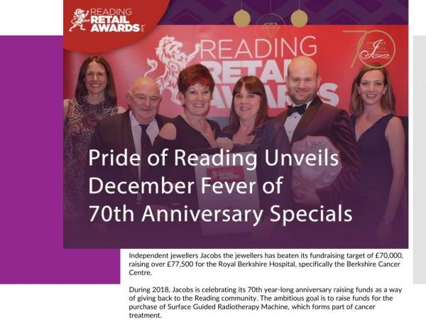 Pride of Reading Unveils December Fever of 70th Anniversary Specials