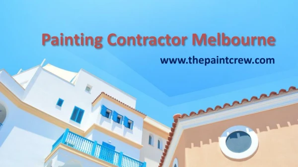 Painting Contractors Melbourne