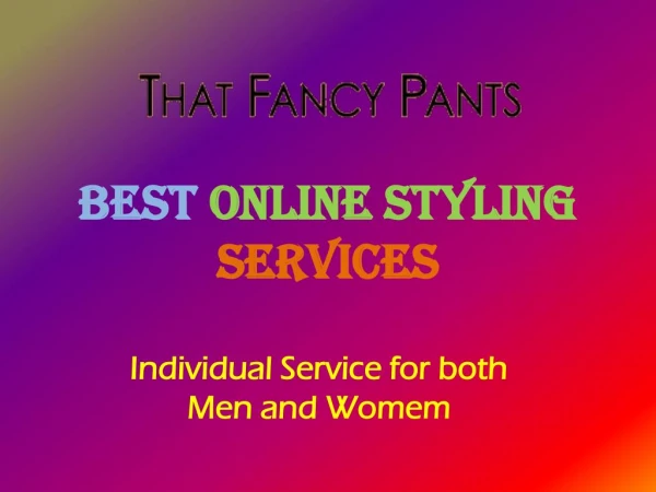 Best Online Styling Services