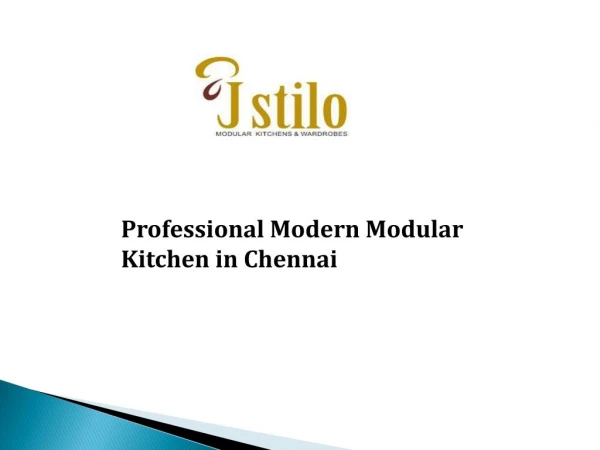 Professional Modern Modular Kitchen