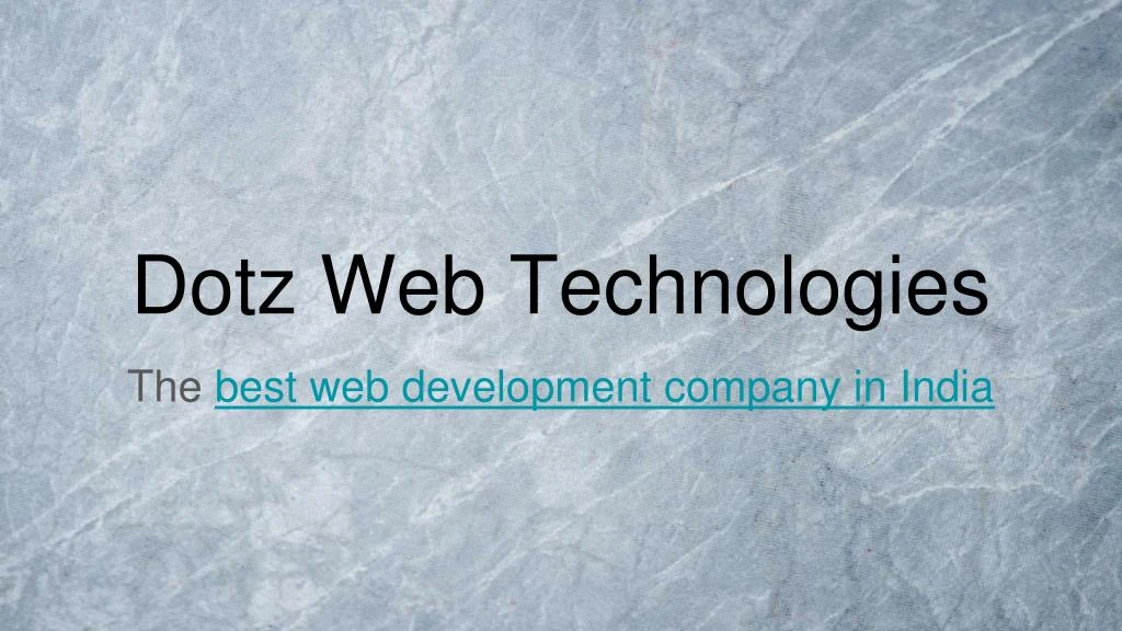 dotz web technologies