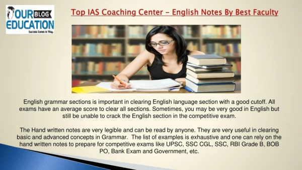 Best English Notes with Best Study Material in Easy Way