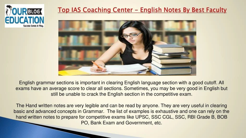 top ias coaching center english notes by best faculty
