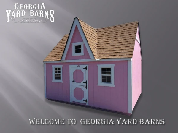 Georgia Yard Barns is a portable storage building company