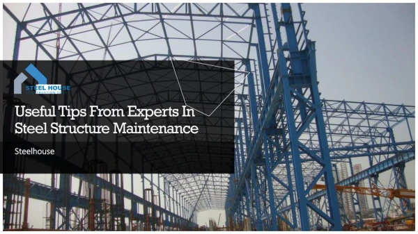 Useful Tips From Experts In Steel Structure Maintenance