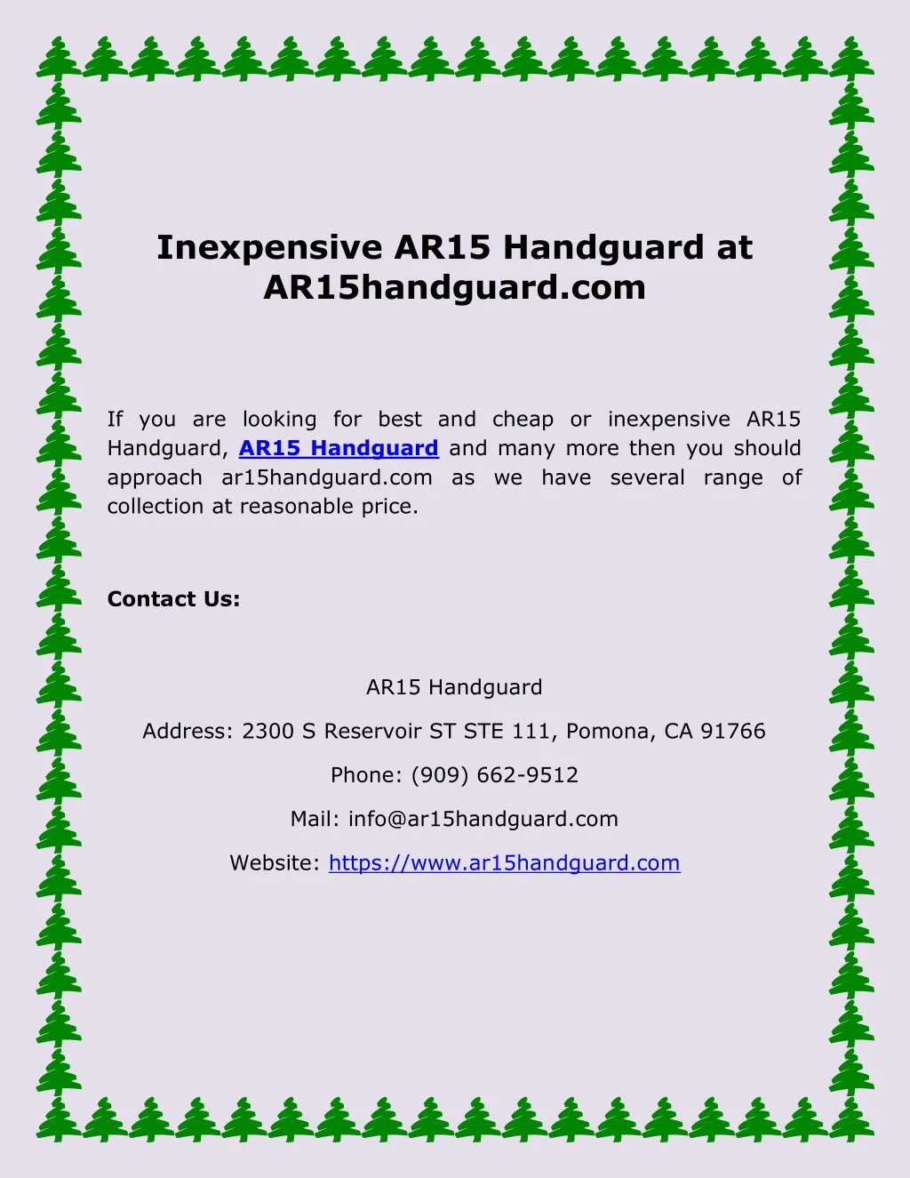 inexpensive ar15 handguard at ar15handguard com