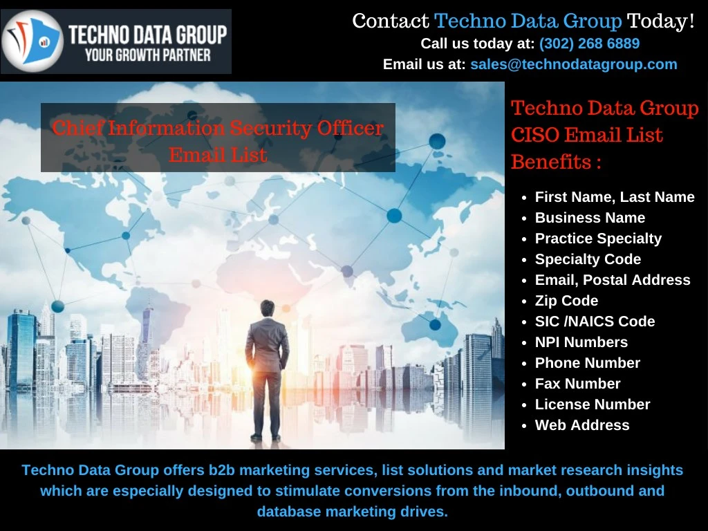 contact techno data group today call us today