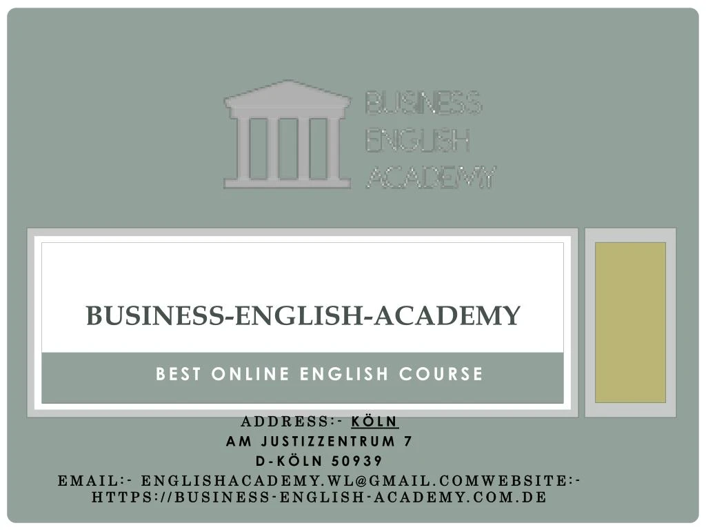 business english academy