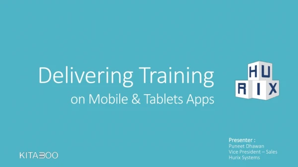 Training on mobile and tablet apps