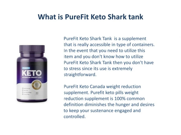 Purefit Keto Shark Tank