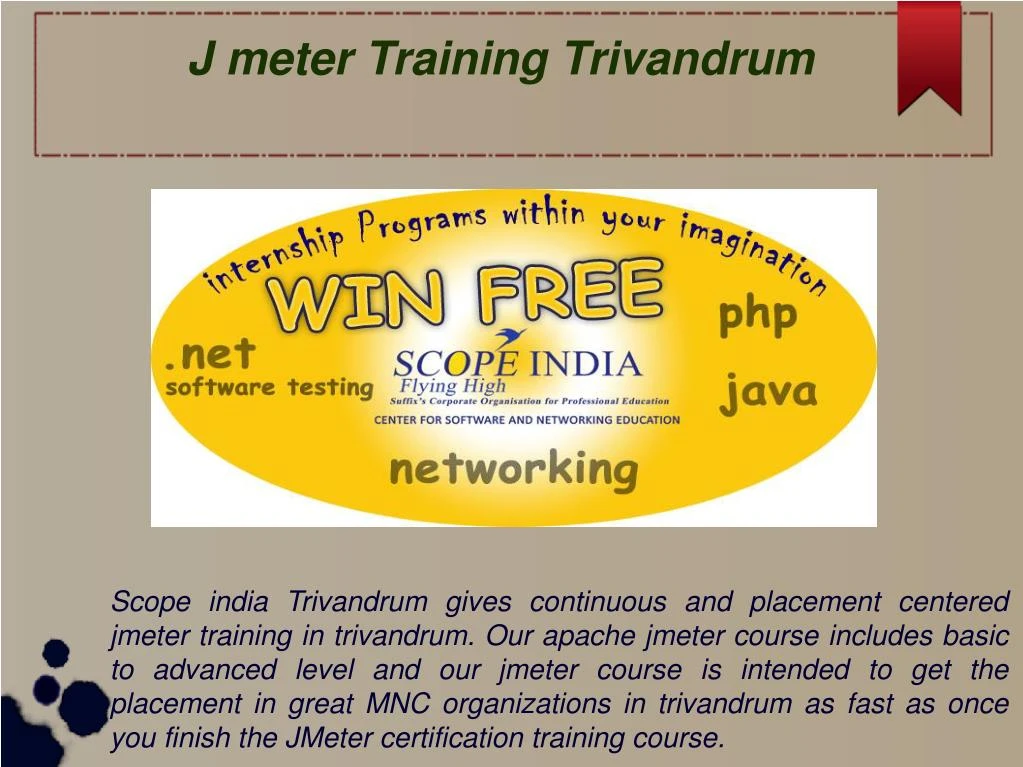 j meter training trivandrum