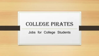 Jobs for College Students - slide 1