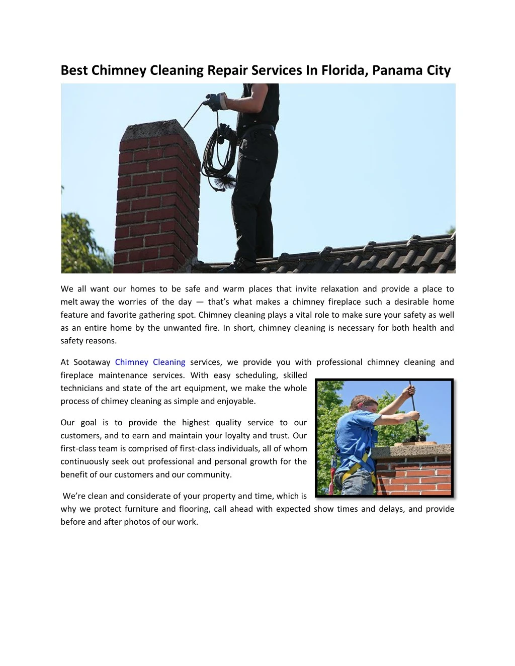 best chimney cleaning repair services in florida