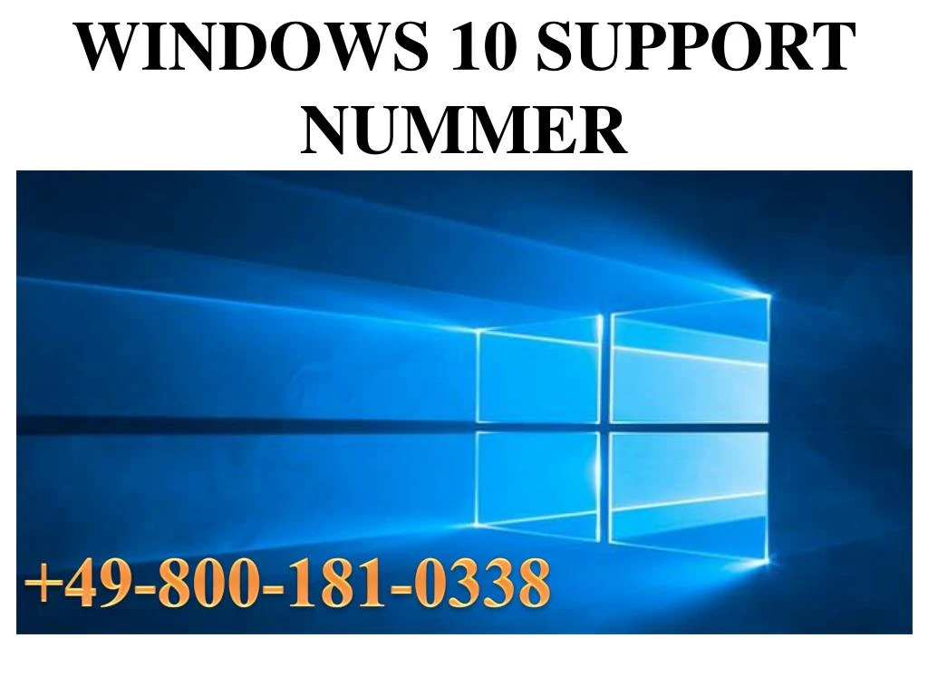 windows 10 support nummer