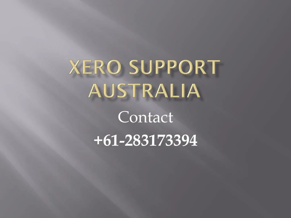 xero support australia