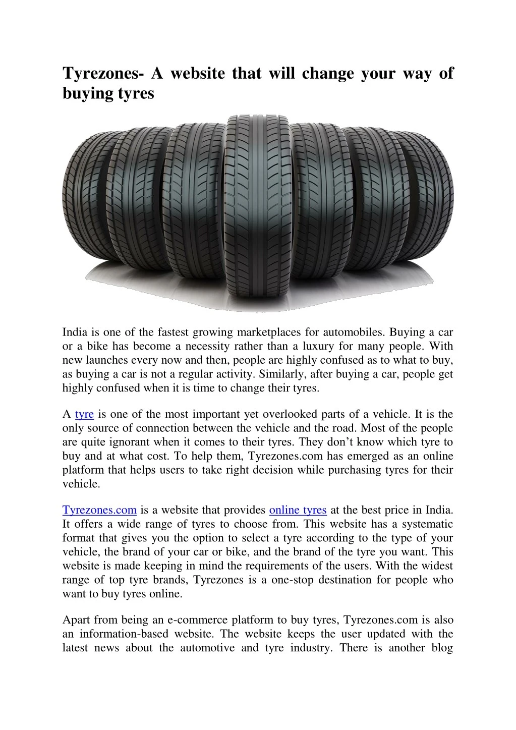 tyrezones a website that will change your