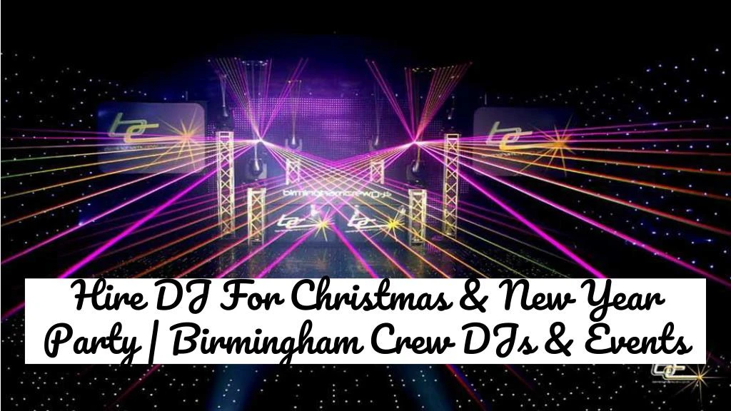 hire dj for christmas new year party birmingham crew djs events