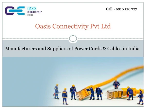 Power Cords and Cables Manufacturers, Suppliers in India
