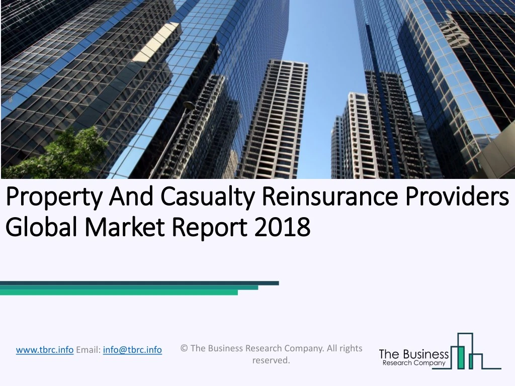 property and casualty reinsurance providers