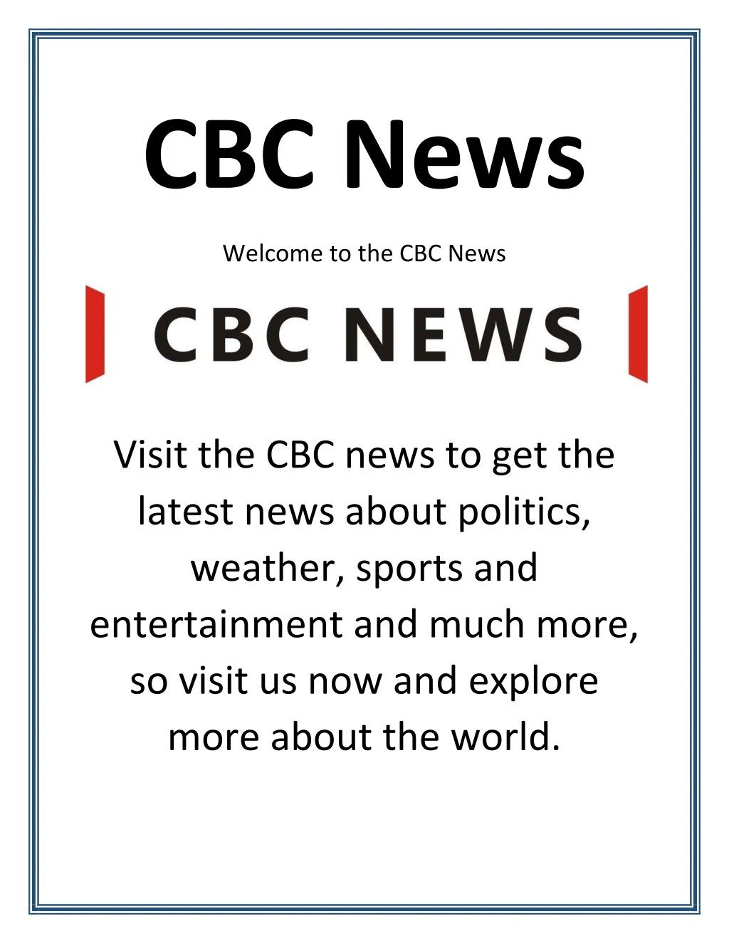 cbc news