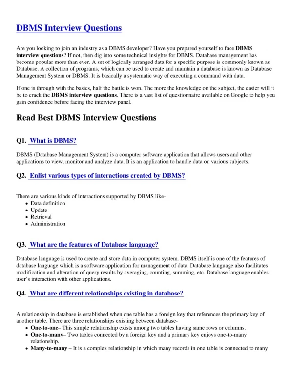 DBMS Interview Questions-pdf