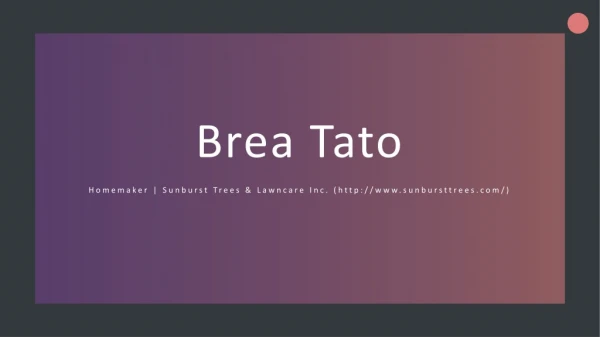 Brea Sperti Tato - Homemaker From Florida