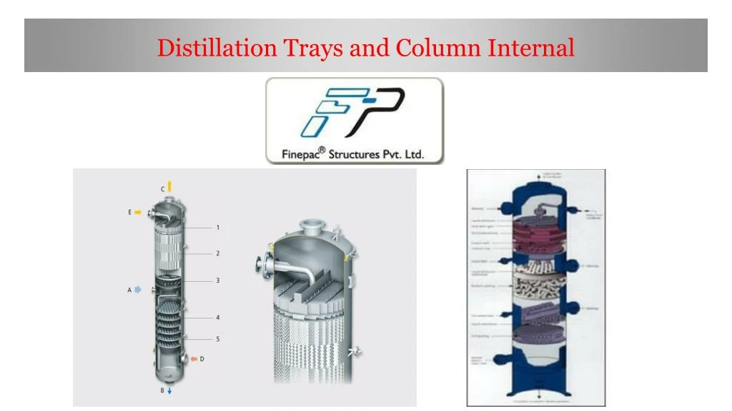 distillation trays and column internal