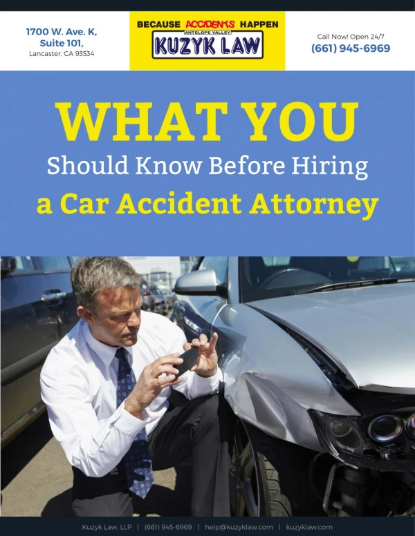 What You Should Know Before Hiring a Car Accident Attorney
