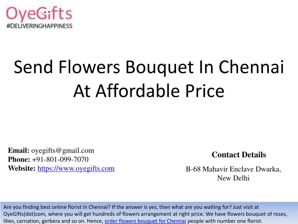 send flowers bouquet in chennai at affordable price