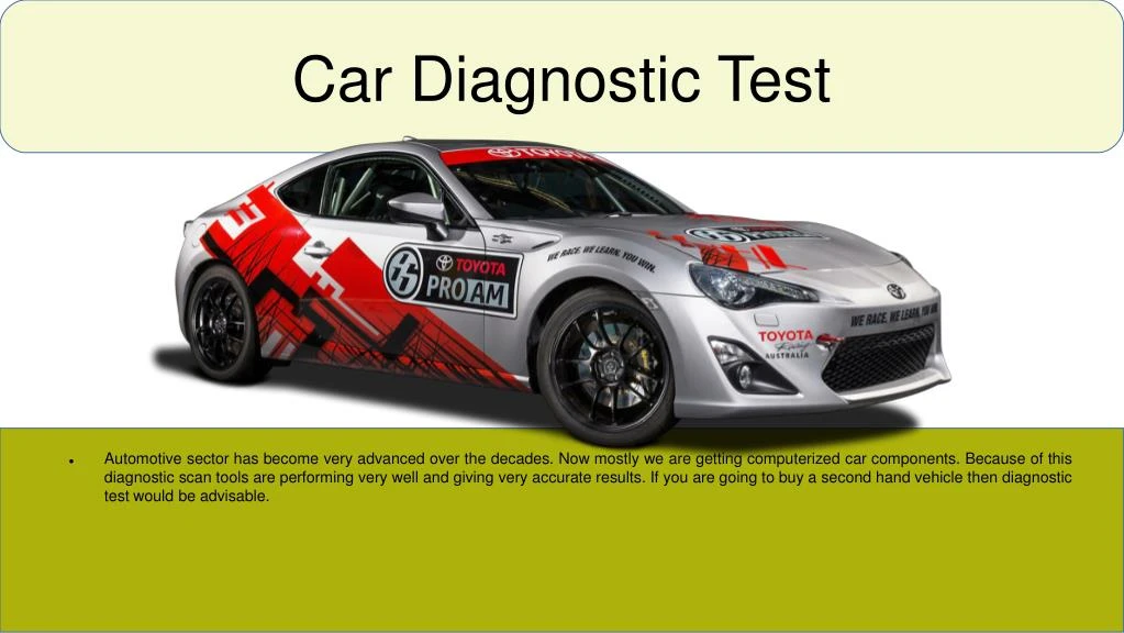 car diagnostic test