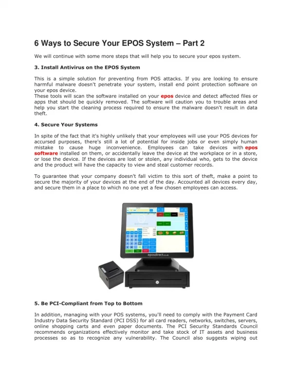 6 Ways to Secure Your EPOS System – Part 2