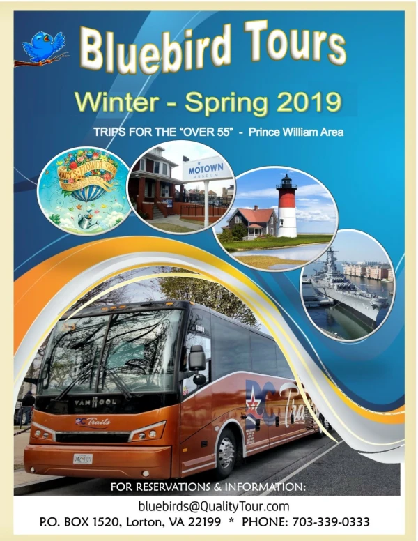 Bluebird Senior Tour Winter - Spring 2019