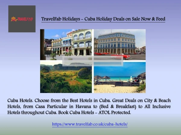 TravelFab Holidays - Cuba Holiday Deals on Sale Now & Feed