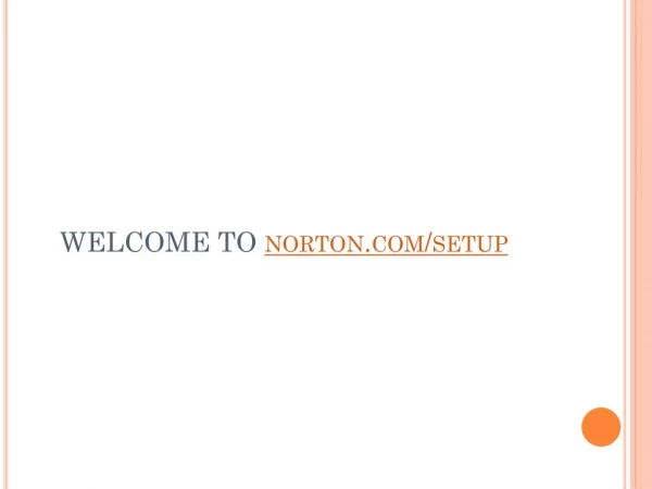 norton.com/setup - Norton Setup Product Key - Install Norton