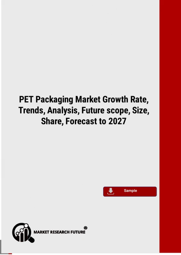 PET Packaging Market Find Out Top Impacting Factor of Market Growth By Opportunity and Industry Forecast