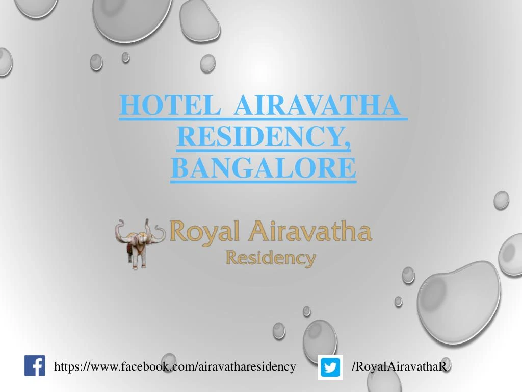 hotel airavatha residency bangalore