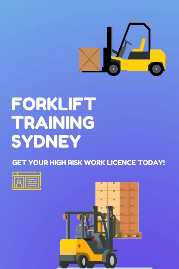 Forklift Training Sydney
