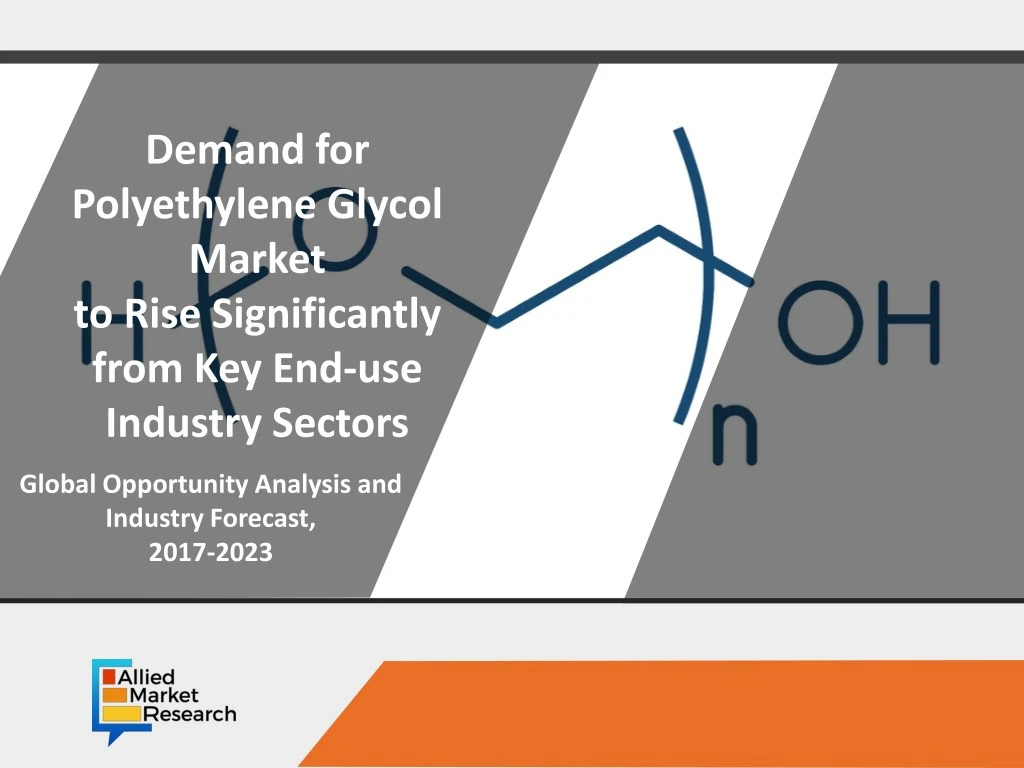 demand for polyethylene glycol market to rise