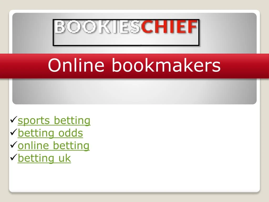online bookmakers