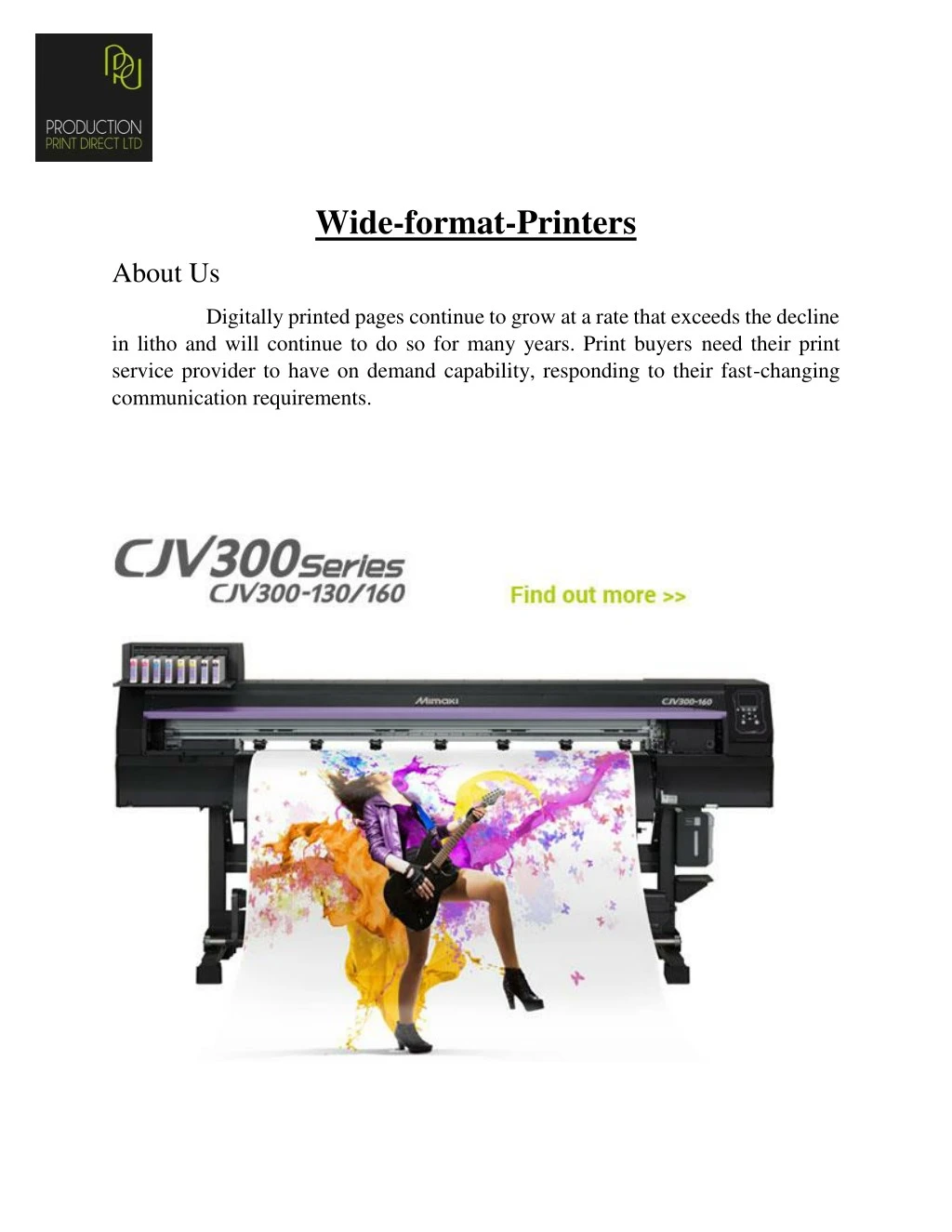 wide format printers