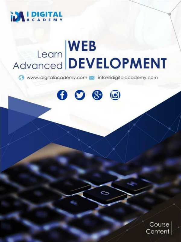 Best Web Design Classes - i Digital Academy