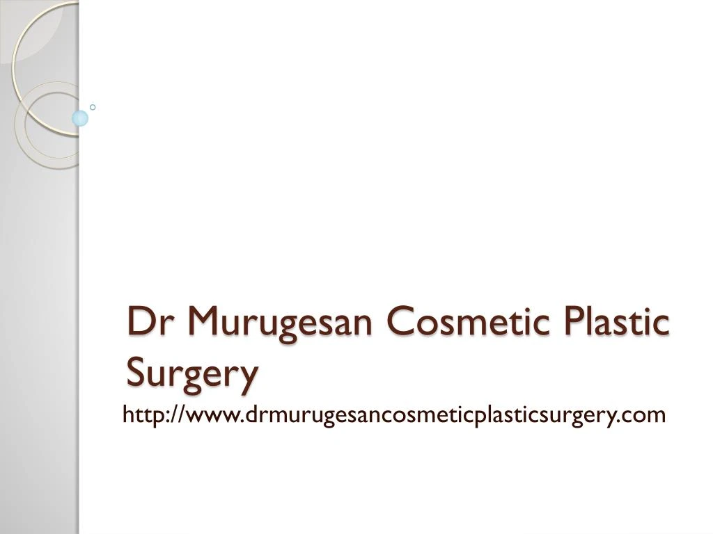 dr murugesan cosmetic plastic surgery