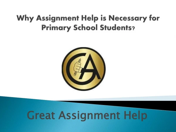 Why Assignment Help is Necessary for Primary School Students?