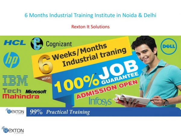 6 Months Industrial Training Institute in Noida & Delhi