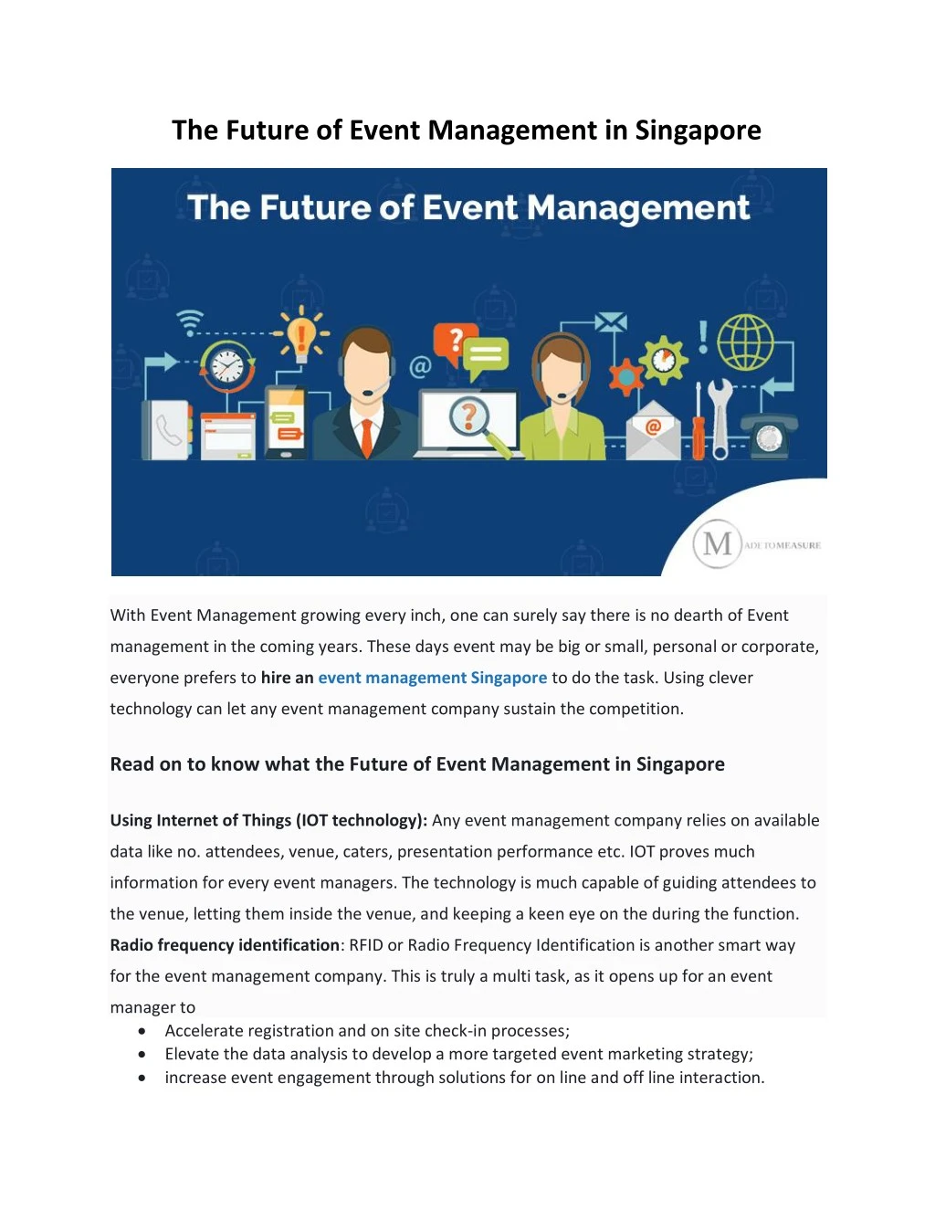 the future of event management in singapore