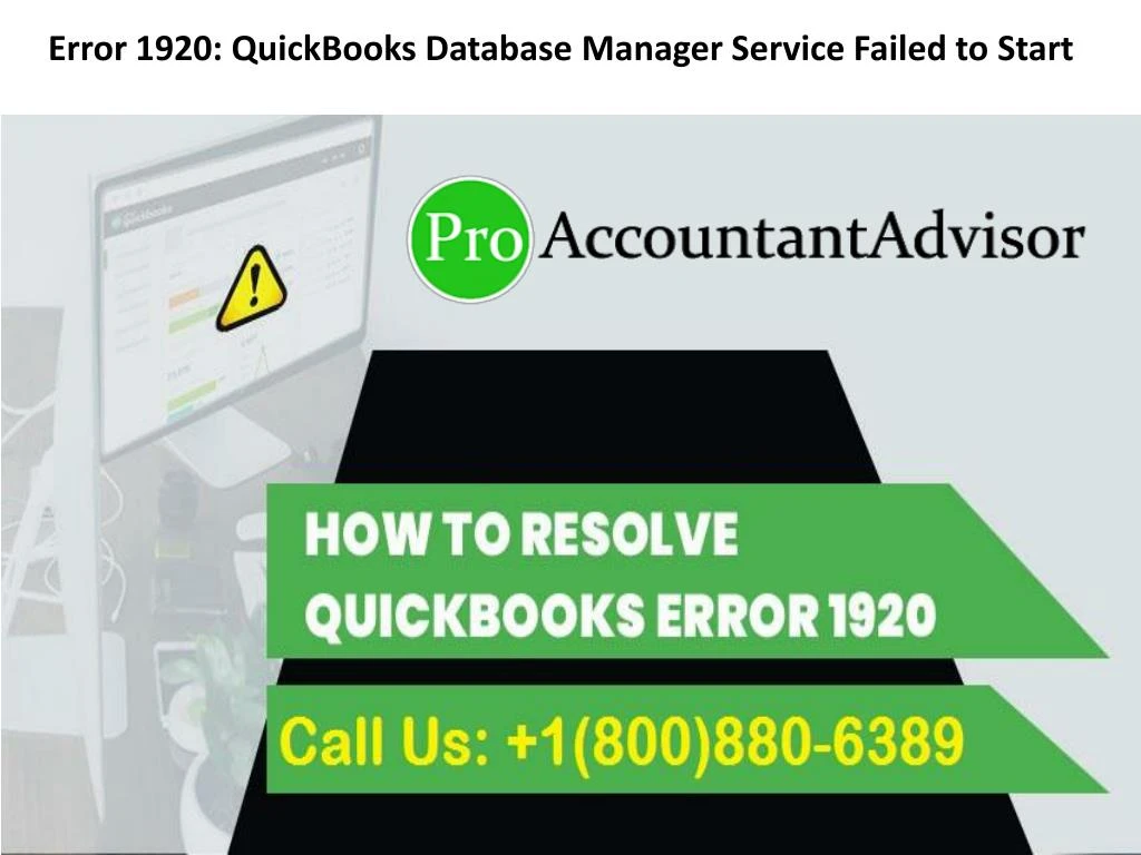 error 1920 quickbooks database manager service