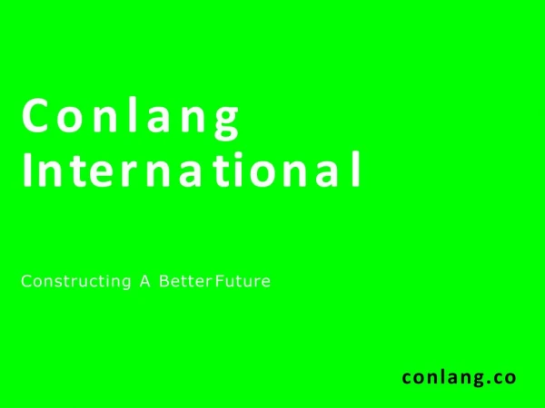 Conlang International