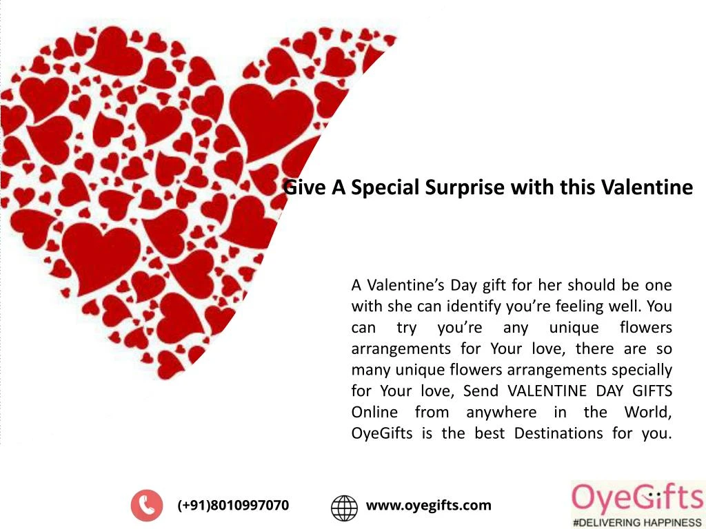 give a special surprise with this valentine