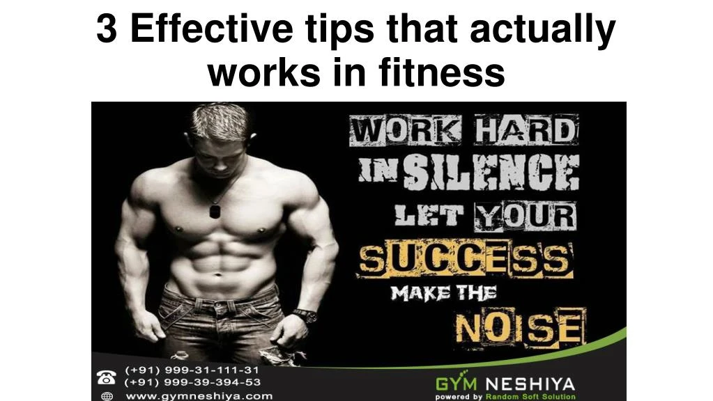 3 effective tips that actually works in fitness